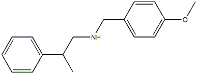 [(4-methoxyphenyl)methyl](2-phenylpropyl)amine Structure