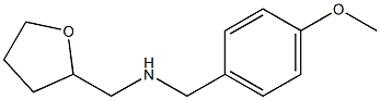 [(4-methoxyphenyl)methyl](oxolan-2-ylmethyl)amine Structure