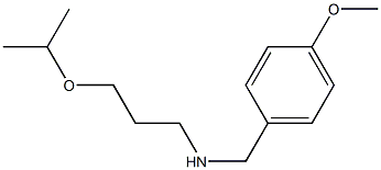 [(4-methoxyphenyl)methyl][3-(propan-2-yloxy)propyl]amine 구조식 이미지