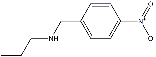 [(4-nitrophenyl)methyl](propyl)amine Structure