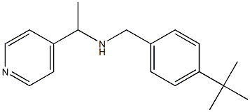 [(4-tert-butylphenyl)methyl][1-(pyridin-4-yl)ethyl]amine 구조식 이미지