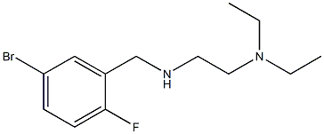 [(5-bromo-2-fluorophenyl)methyl][2-(diethylamino)ethyl]amine 구조식 이미지