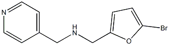 [(5-bromofuran-2-yl)methyl](pyridin-4-ylmethyl)amine Structure