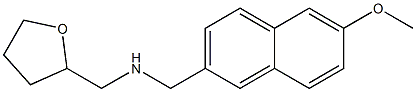 [(6-methoxynaphthalen-2-yl)methyl](oxolan-2-ylmethyl)amine 구조식 이미지