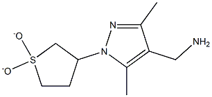 [1-(1,1-dioxidotetrahydrothien-3-yl)-3,5-dimethyl-1H-pyrazol-4-yl]methylamine 구조식 이미지