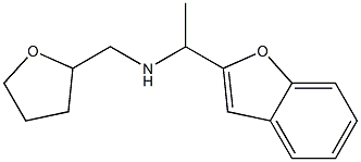 [1-(1-benzofuran-2-yl)ethyl](oxolan-2-ylmethyl)amine Structure
