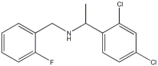[1-(2,4-dichlorophenyl)ethyl][(2-fluorophenyl)methyl]amine 구조식 이미지