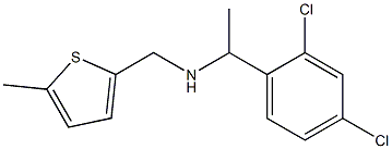 [1-(2,4-dichlorophenyl)ethyl][(5-methylthiophen-2-yl)methyl]amine Structure