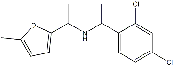 [1-(2,4-dichlorophenyl)ethyl][1-(5-methylfuran-2-yl)ethyl]amine Structure