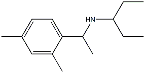 [1-(2,4-dimethylphenyl)ethyl](pentan-3-yl)amine Structure