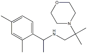 [1-(2,4-dimethylphenyl)ethyl][2-methyl-2-(morpholin-4-yl)propyl]amine 구조식 이미지
