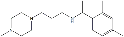 [1-(2,4-dimethylphenyl)ethyl][3-(4-methylpiperazin-1-yl)propyl]amine 구조식 이미지
