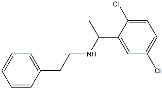 [1-(2,5-dichlorophenyl)ethyl](2-phenylethyl)amine Structure