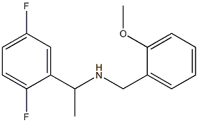 [1-(2,5-difluorophenyl)ethyl][(2-methoxyphenyl)methyl]amine 구조식 이미지