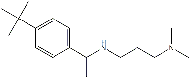 [1-(4-tert-butylphenyl)ethyl][3-(dimethylamino)propyl]amine Structure