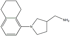 [1-(5,6,7,8-tetrahydronaphthalen-1-yl)pyrrolidin-3-yl]methylamine Structure