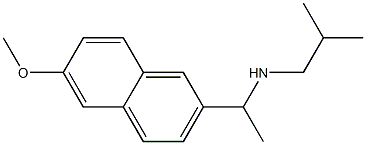 [1-(6-methoxynaphthalen-2-yl)ethyl](2-methylpropyl)amine 구조식 이미지