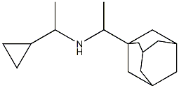 [1-(adamantan-1-yl)ethyl](1-cyclopropylethyl)amine 구조식 이미지