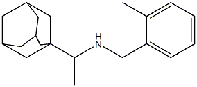 [1-(adamantan-1-yl)ethyl][(2-methylphenyl)methyl]amine 구조식 이미지