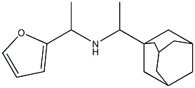 [1-(adamantan-1-yl)ethyl][1-(furan-2-yl)ethyl]amine 구조식 이미지