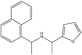 [1-(furan-2-yl)ethyl][1-(naphthalen-1-yl)ethyl]amine Structure