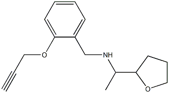 [1-(oxolan-2-yl)ethyl]({[2-(prop-2-yn-1-yloxy)phenyl]methyl})amine 구조식 이미지