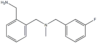 [2-({[(3-fluorophenyl)methyl](methyl)amino}methyl)phenyl]methanamine 구조식 이미지
