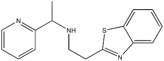 [2-(1,3-benzothiazol-2-yl)ethyl][1-(pyridin-2-yl)ethyl]amine 구조식 이미지