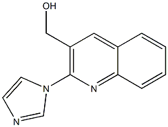 [2-(1H-imidazol-1-yl)quinolin-3-yl]methanol Structure