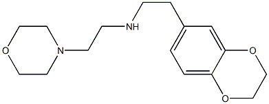 [2-(2,3-dihydro-1,4-benzodioxin-6-yl)ethyl][2-(morpholin-4-yl)ethyl]amine Structure