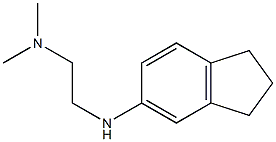 [2-(2,3-dihydro-1H-inden-5-ylamino)ethyl]dimethylamine Structure