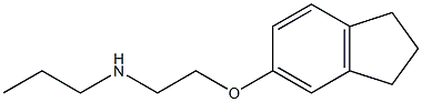 [2-(2,3-dihydro-1H-inden-5-yloxy)ethyl](propyl)amine 구조식 이미지