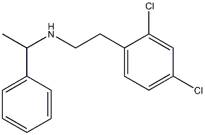 [2-(2,4-dichlorophenyl)ethyl](1-phenylethyl)amine 구조식 이미지