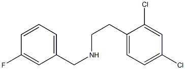 [2-(2,4-dichlorophenyl)ethyl][(3-fluorophenyl)methyl]amine 구조식 이미지