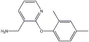 [2-(2,4-dimethylphenoxy)pyridin-3-yl]methylamine 구조식 이미지