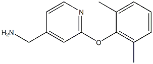 [2-(2,6-dimethylphenoxy)pyridin-4-yl]methylamine Structure
