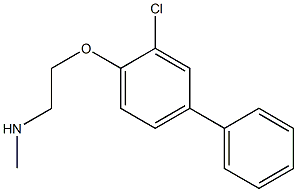 [2-(2-chloro-4-phenylphenoxy)ethyl](methyl)amine Structure