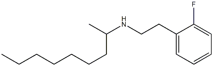 [2-(2-fluorophenyl)ethyl](nonan-2-yl)amine Structure