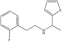 [2-(2-fluorophenyl)ethyl][1-(thiophen-2-yl)ethyl]amine 구조식 이미지