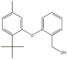 [2-(2-tert-butyl-5-methylphenoxy)phenyl]methanol 구조식 이미지