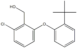 [2-(2-tert-butylphenoxy)-6-chlorophenyl]methanol 구조식 이미지