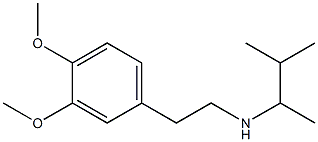 [2-(3,4-dimethoxyphenyl)ethyl](3-methylbutan-2-yl)amine 구조식 이미지