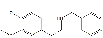 [2-(3,4-dimethoxyphenyl)ethyl][(2-methylphenyl)methyl]amine 구조식 이미지