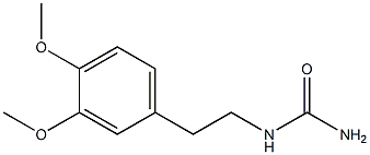 [2-(3,4-dimethoxyphenyl)ethyl]urea 구조식 이미지