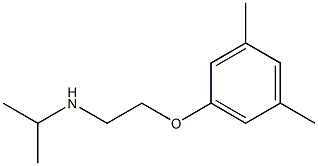 [2-(3,5-dimethylphenoxy)ethyl](propan-2-yl)amine 구조식 이미지