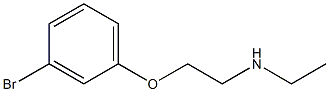 [2-(3-bromophenoxy)ethyl](ethyl)amine Structure