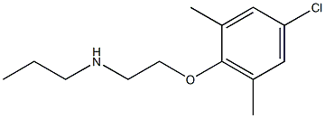 [2-(4-chloro-2,6-dimethylphenoxy)ethyl](propyl)amine Structure