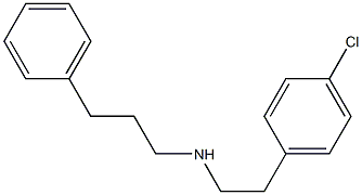 [2-(4-chlorophenyl)ethyl](3-phenylpropyl)amine 구조식 이미지