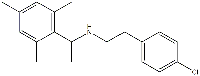 [2-(4-chlorophenyl)ethyl][1-(2,4,6-trimethylphenyl)ethyl]amine Structure