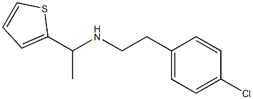 [2-(4-chlorophenyl)ethyl][1-(thiophen-2-yl)ethyl]amine Structure